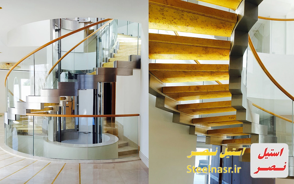 تعمیر پله استیل در الهیه