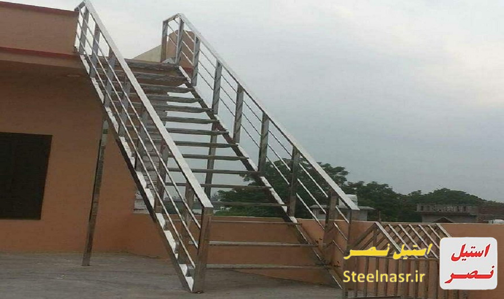 تعمیر پله استیل در آجودانیه