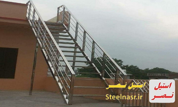 تعمیر پله های استیل در آجودانیه