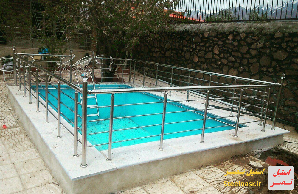 قیمت نرده های استیل استخر