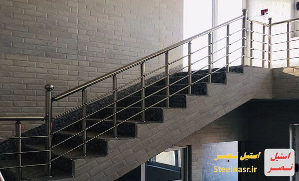 نرده استیل چهار خط نرده استیل چهار خط